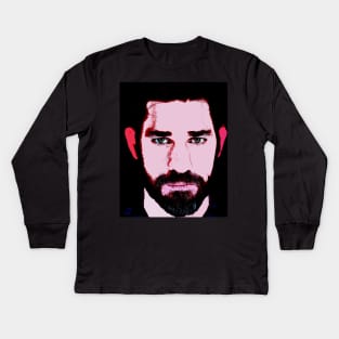 john krasinski Kids Long Sleeve T-Shirt